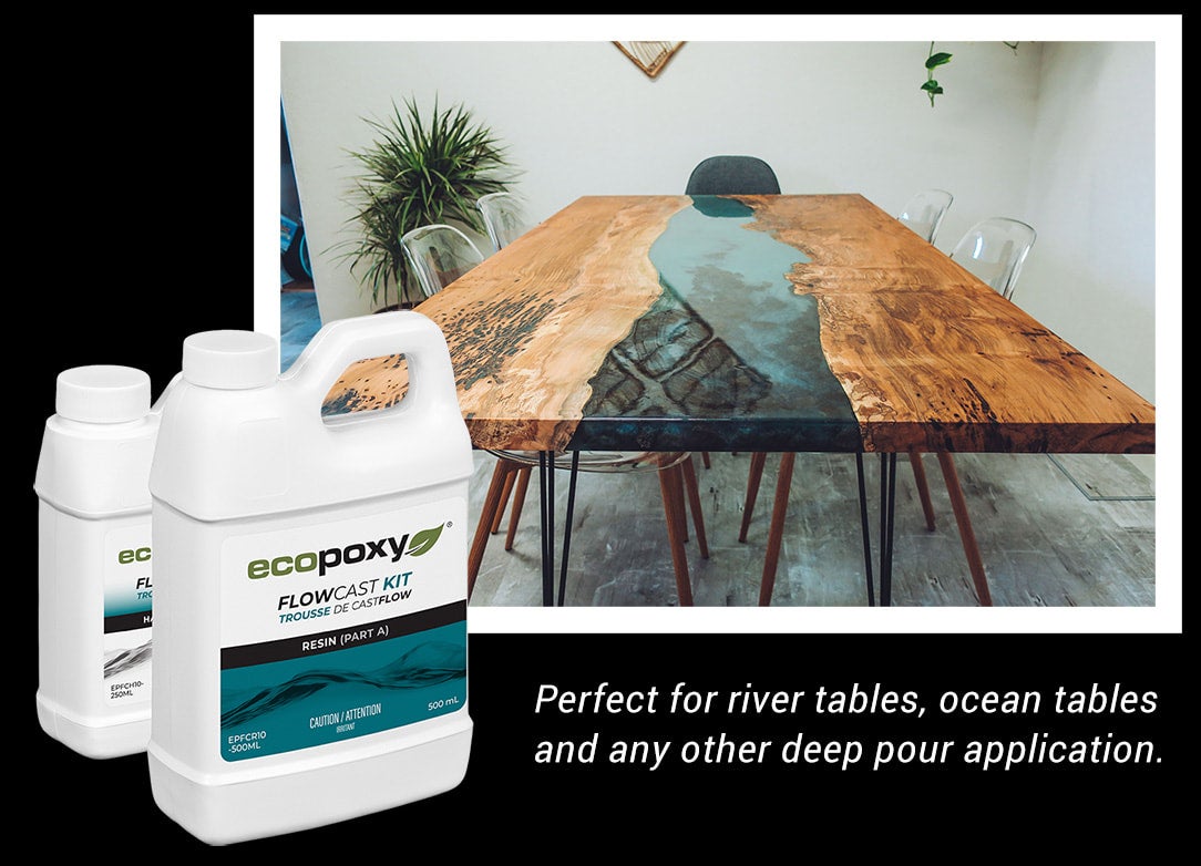 Ecopoxy Flowcast Kit 2:1 NEW Improved Liquid Plastic 